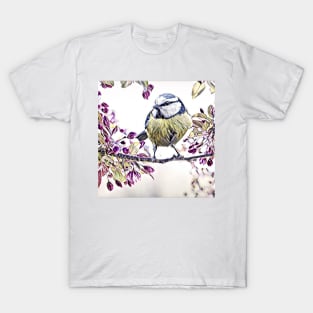 Blue Tit Bird T-Shirt